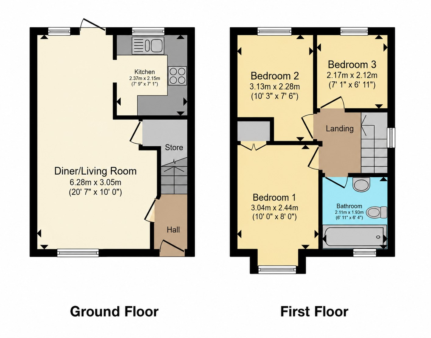 3 Bed End Terraced House, IG8